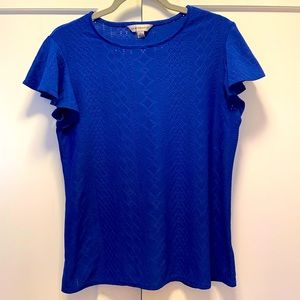 Royal Blue Blouse
